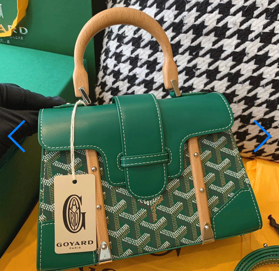 Sac Saigon mini green facture