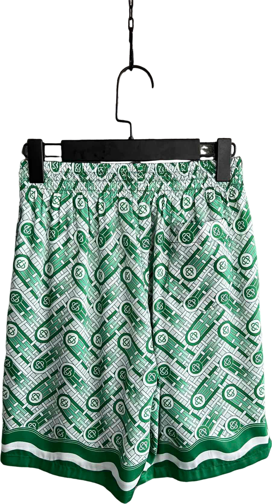 Short Casa B silk green