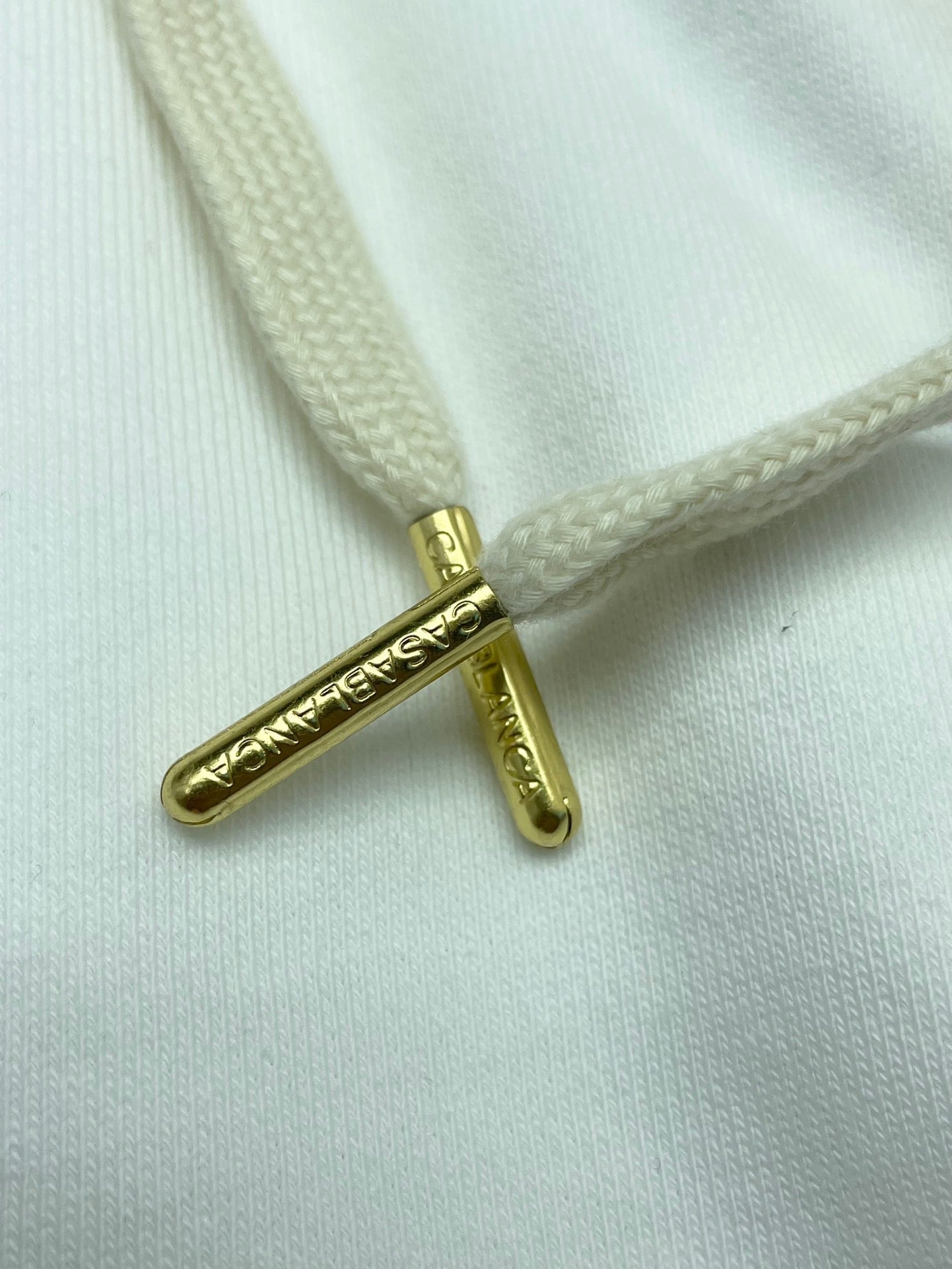 Baumwollfleece-Shorts für den Frieden Weiß