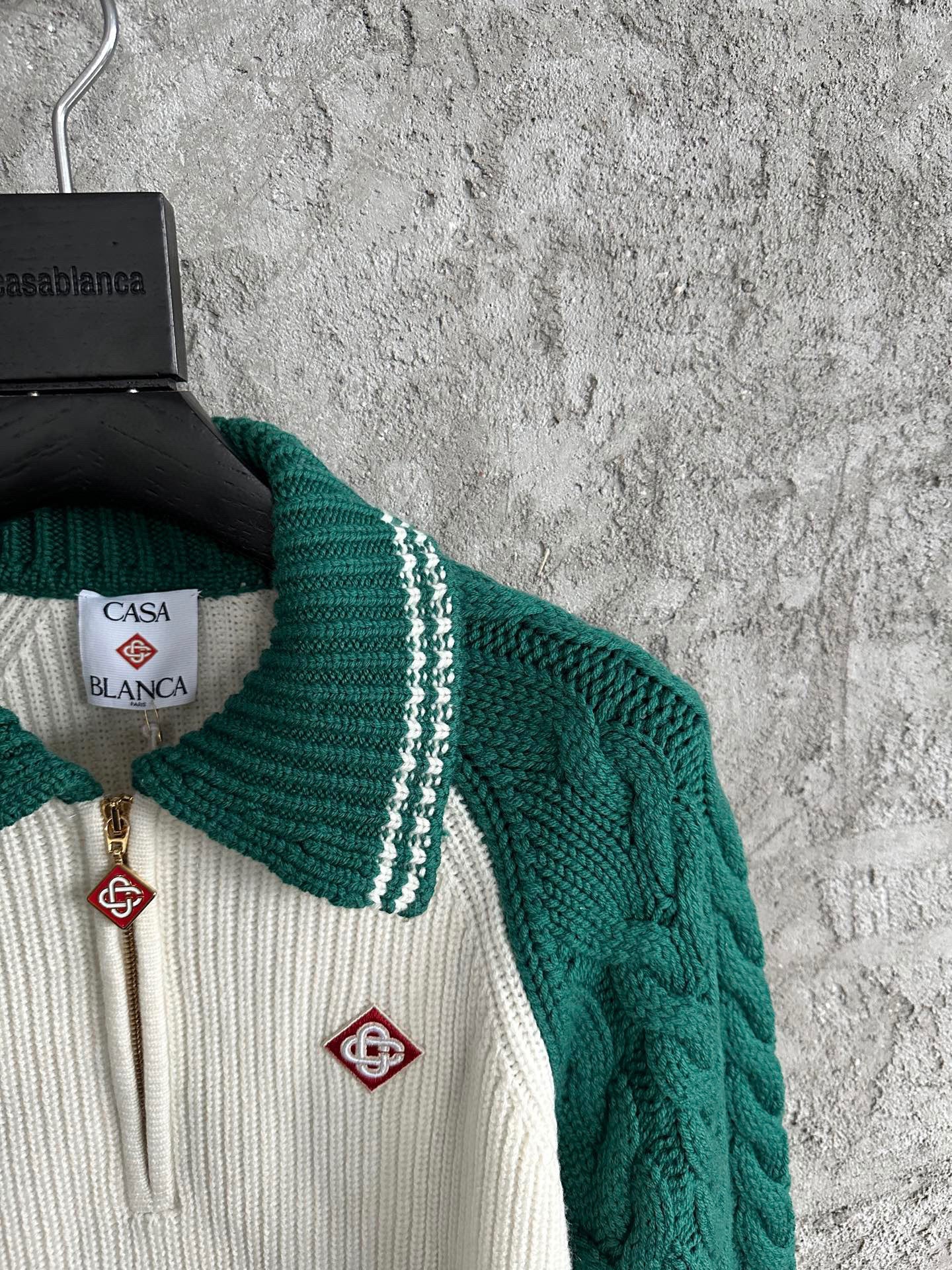 Casablanca pull à fermeture zippée
