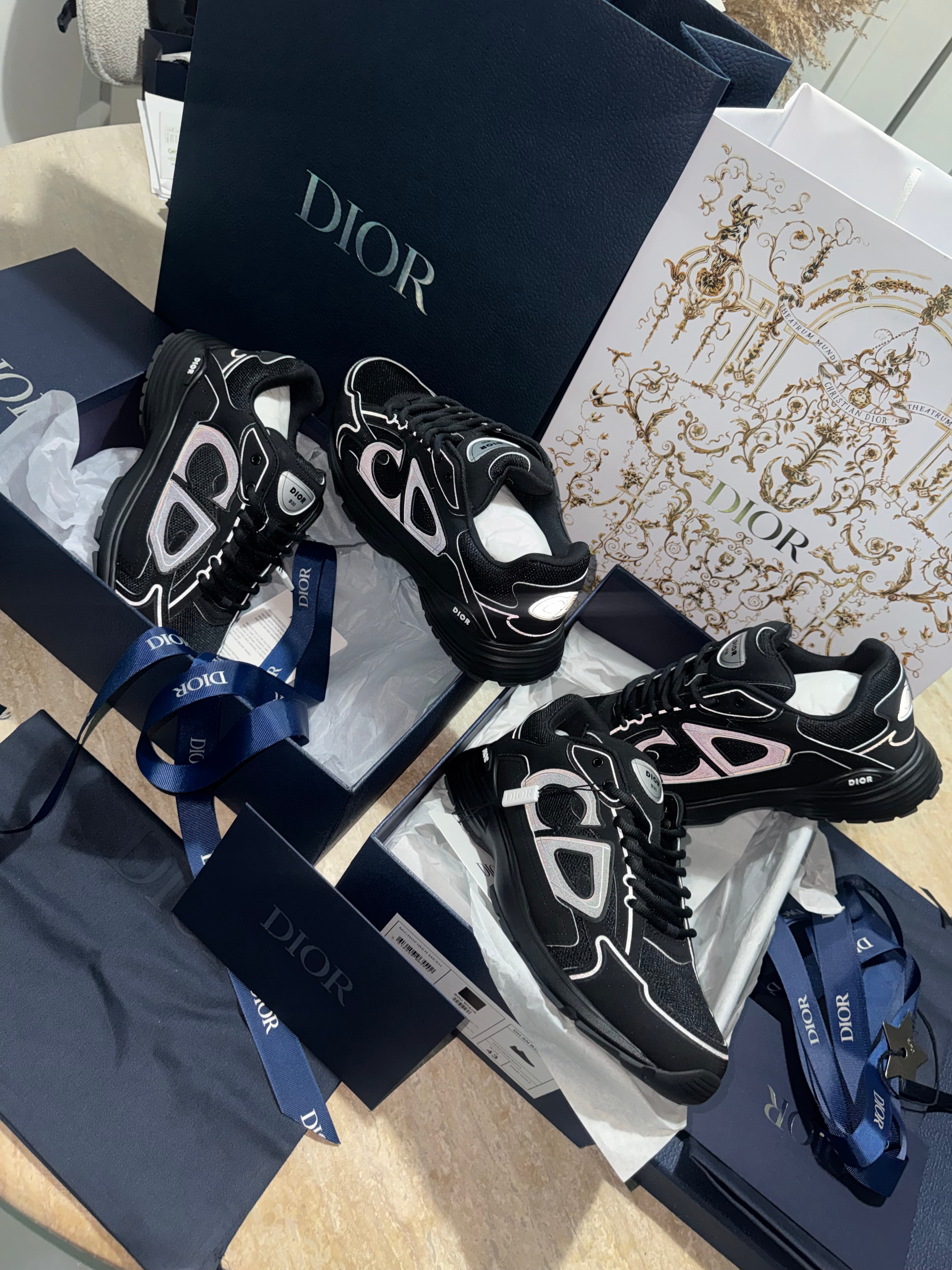 SNEAKERS B30 V3S 2025 💡 VERSION BIEN LISSE BLACK RÉFLECTIVE RÉACTION OPTIMISÉ FACTURE PACKAGING COMPLET MODÈLE POUSSÉ