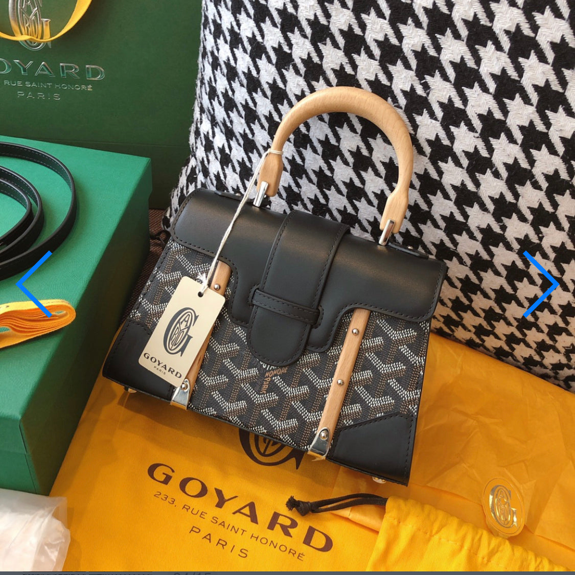 Sac Saigon mini black facture