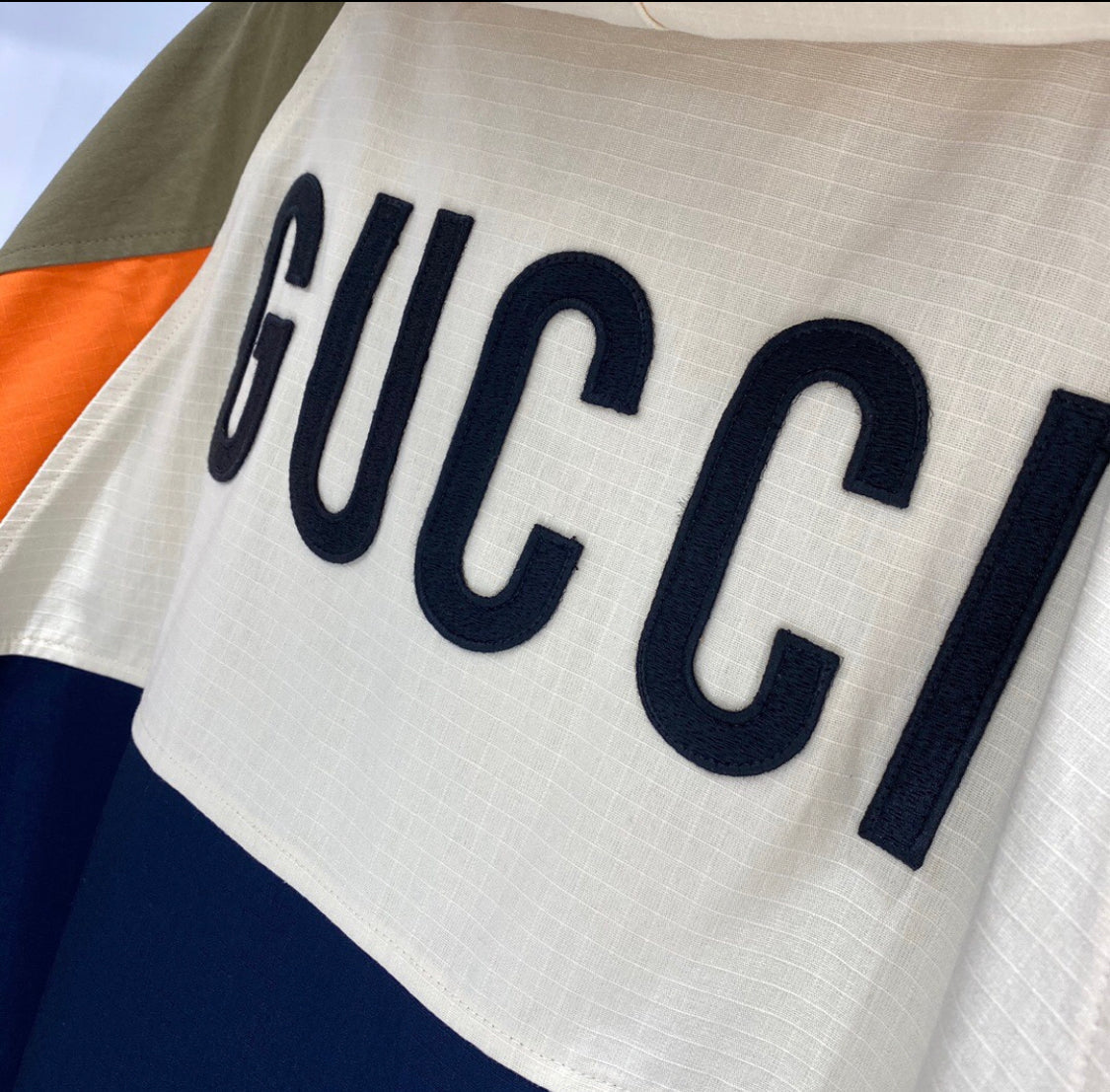 Khaki orange gg jacket invoice