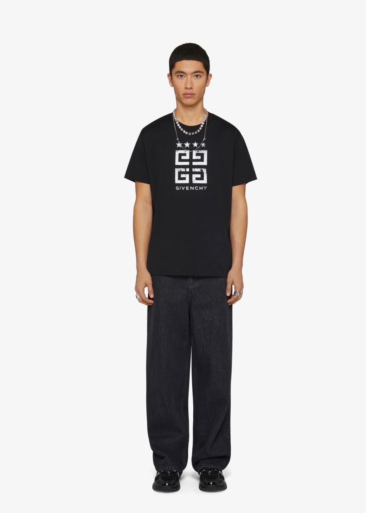 T shirt Givenchy noir et blanc