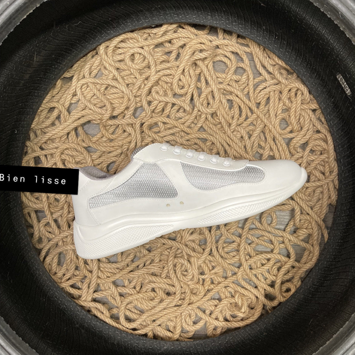Sneakers Prd America ´ s Cup Gomme & tissu bike white