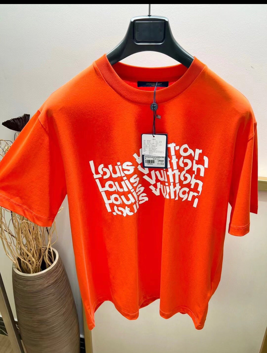 T shirt Lv oversized orange