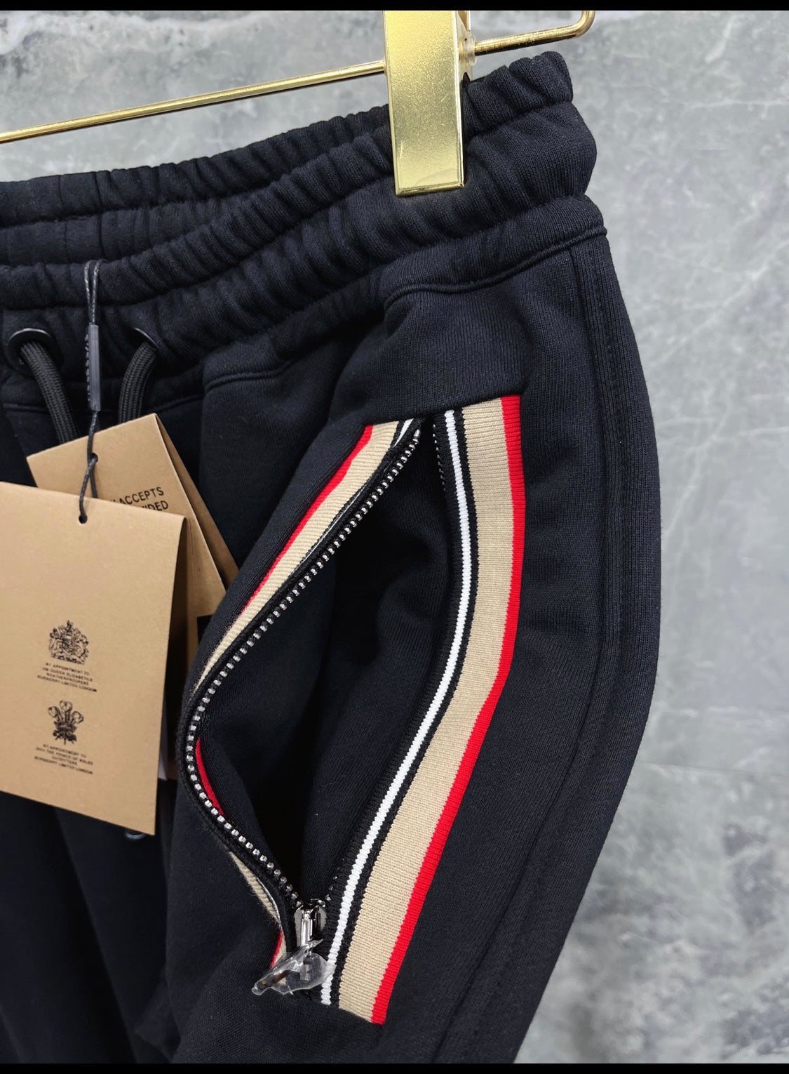 Burbe Trainingsanzug schwarz orange