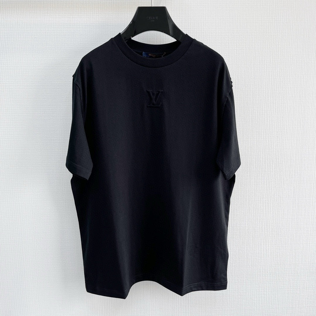 T shirt broderie Lv noir 10/10