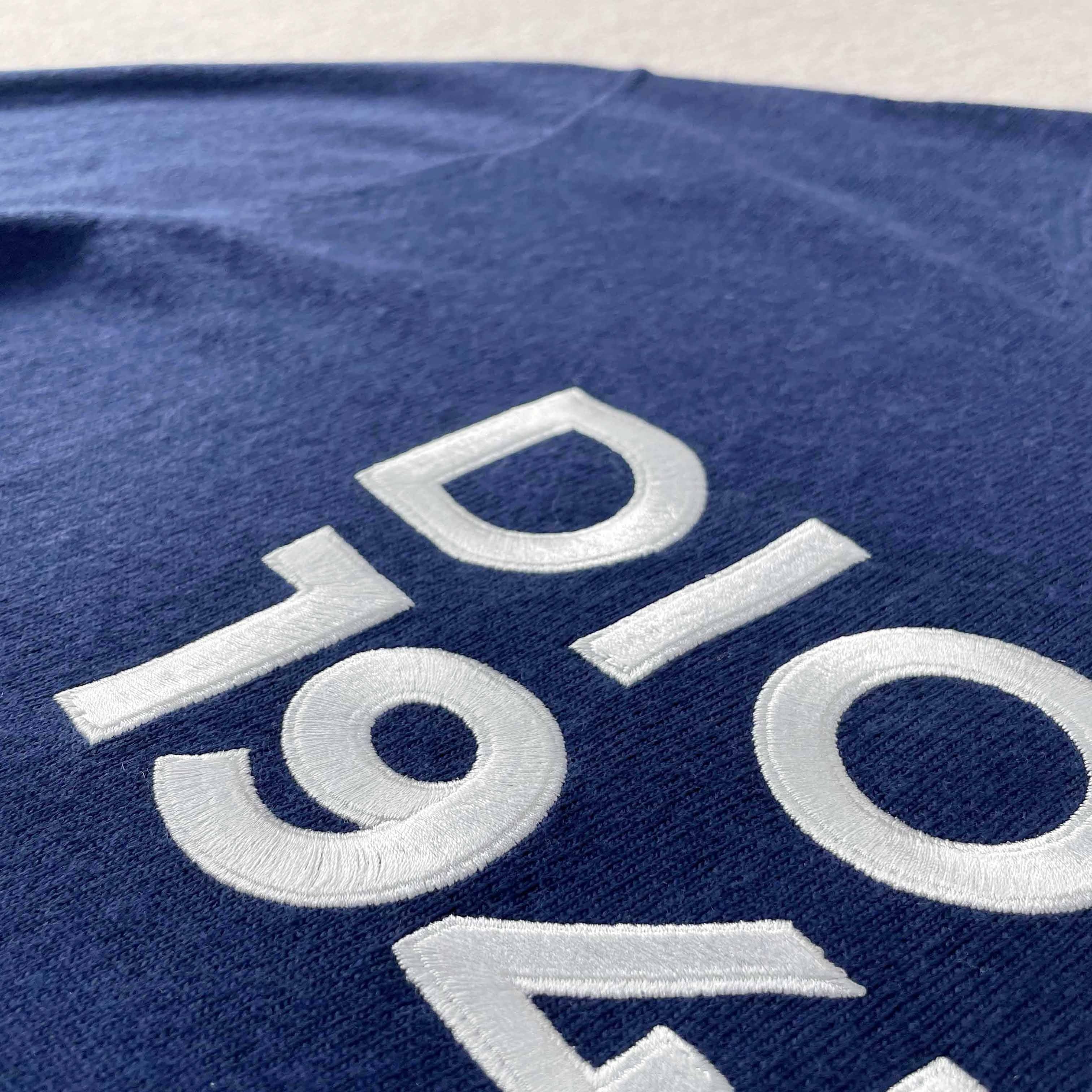 Pull à col rond CD Icon Jersey de cachemire bleu marine