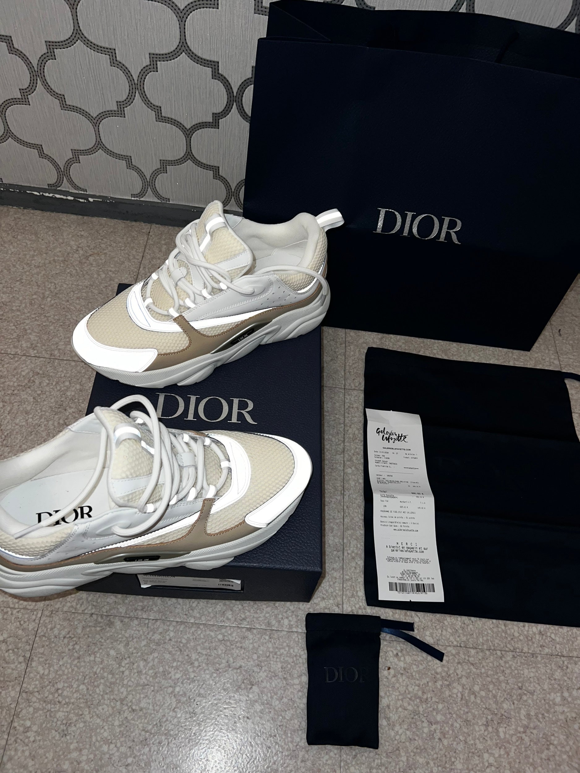 Sneakers b22 beige facture