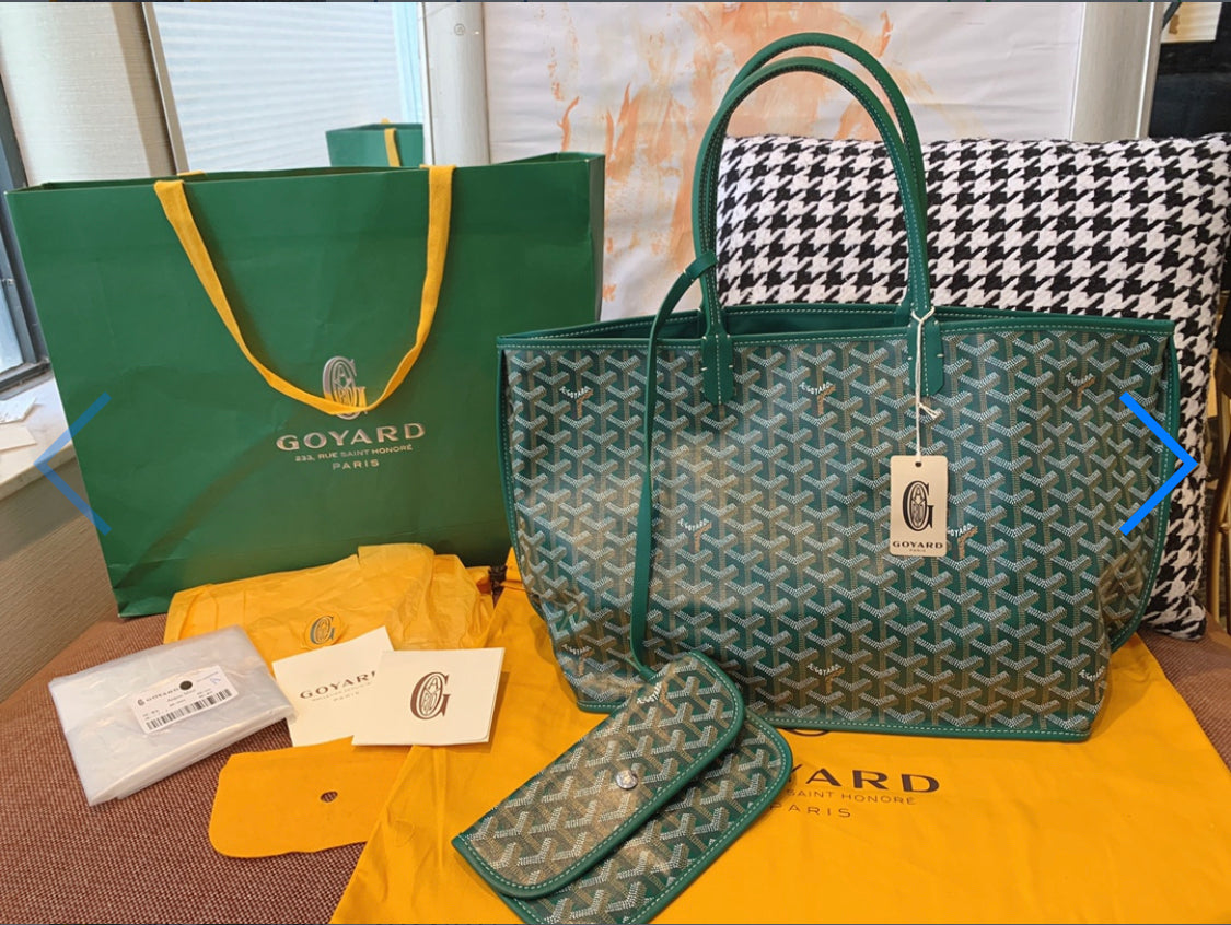 Sac Anjou GM green facture
