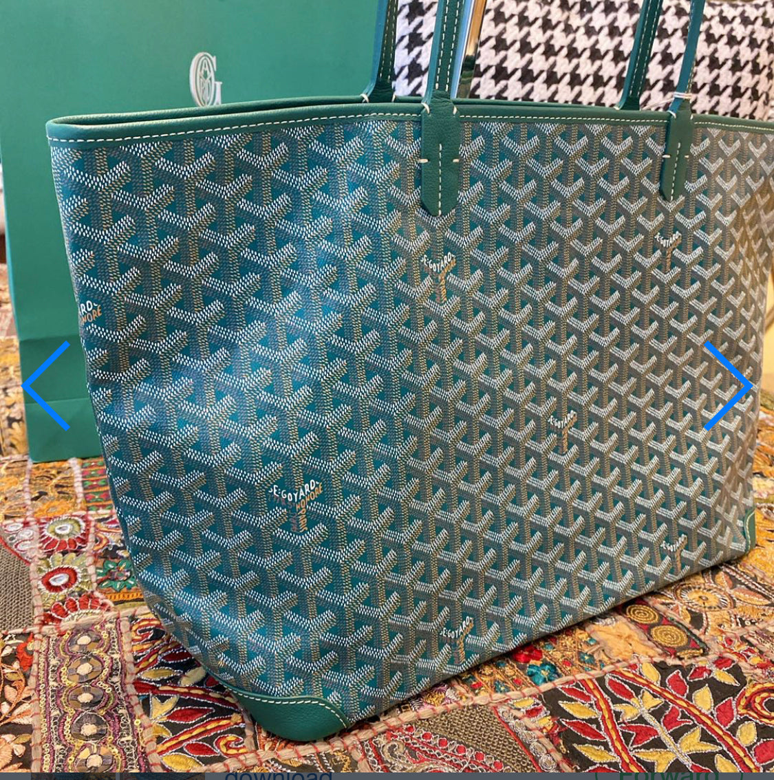 Artois green MM invoice bag