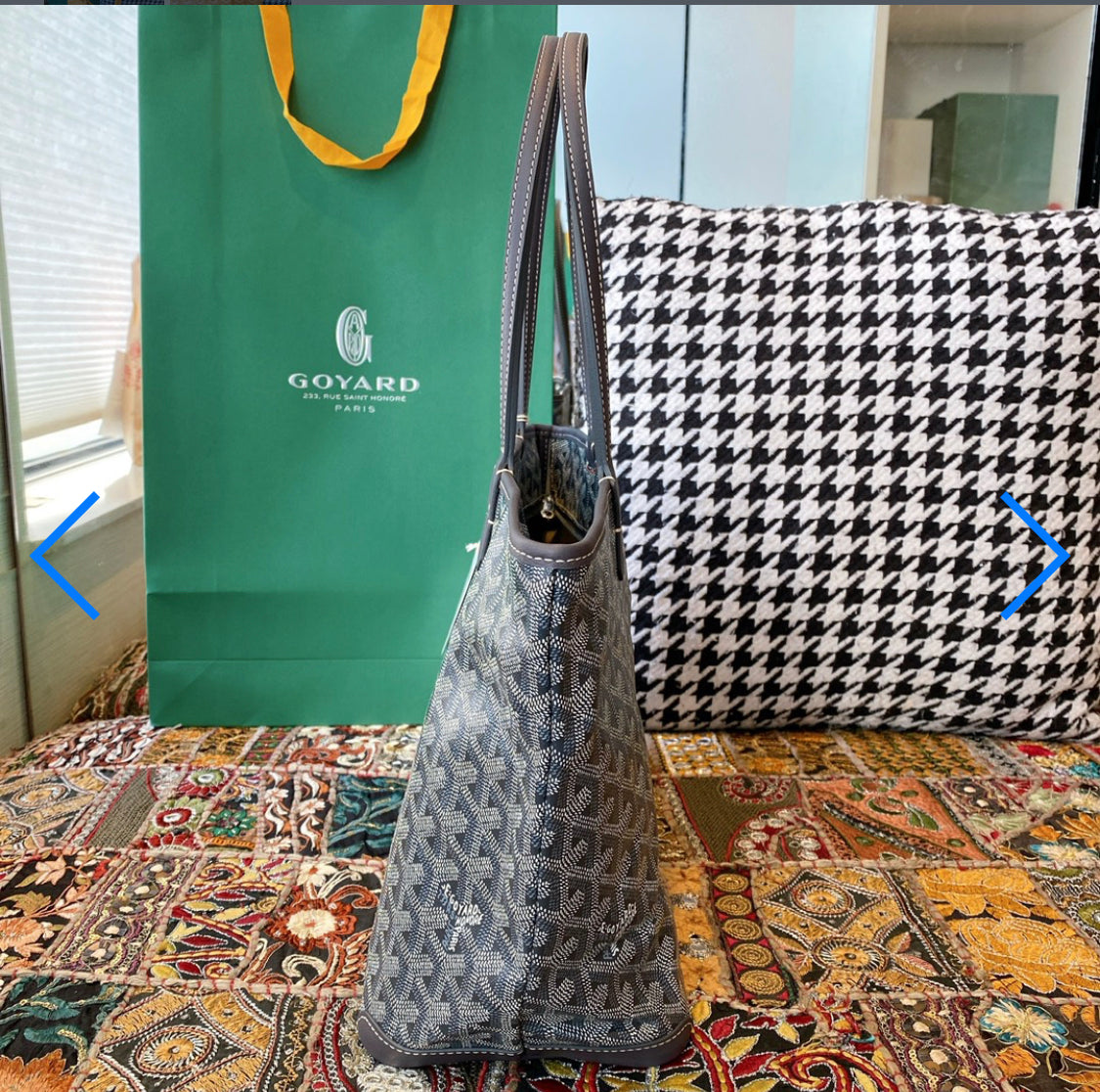 Artois grey PM invoice bag