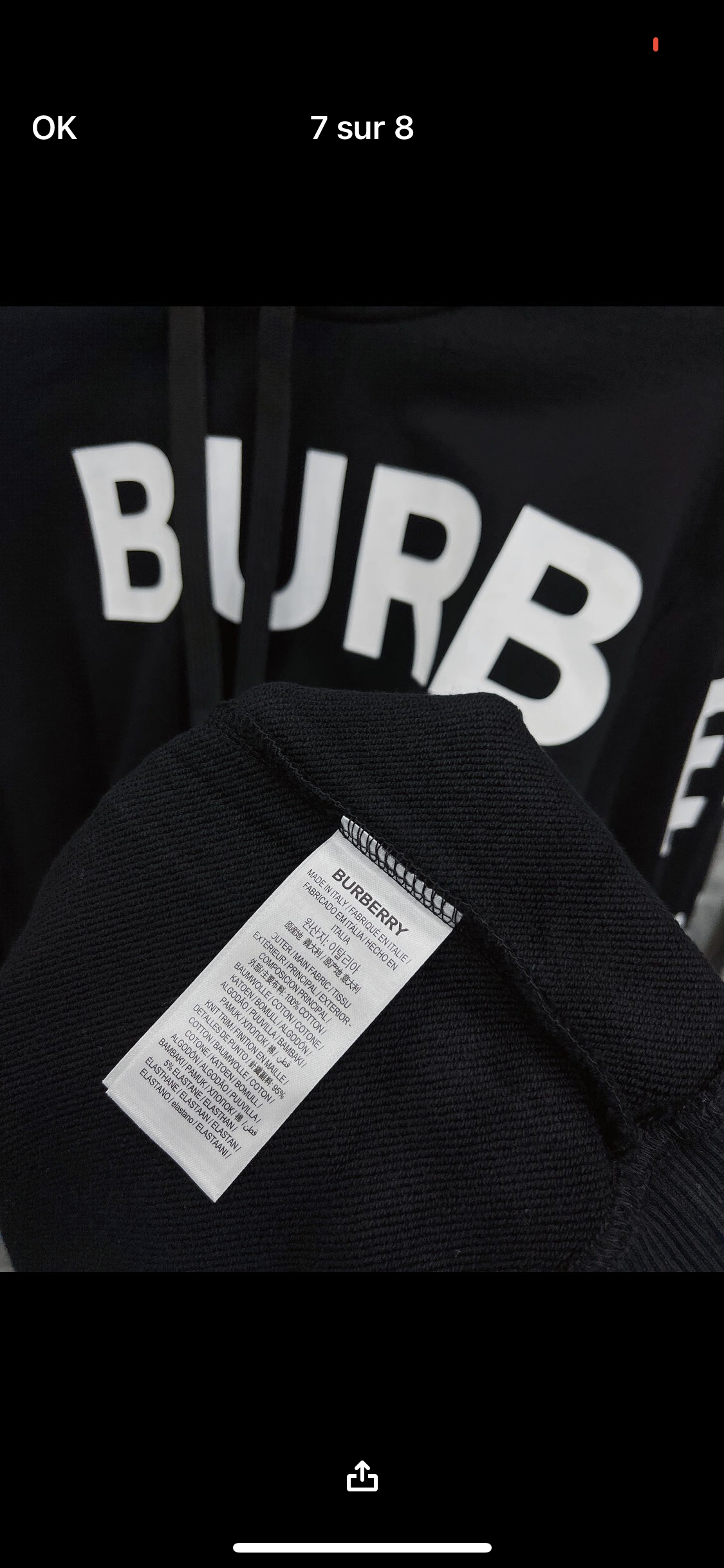 BRB black invoice sweatshirt