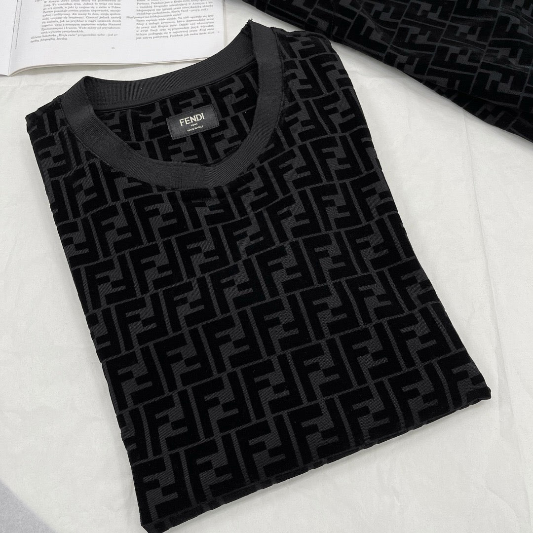 T shirt fnd noir daim