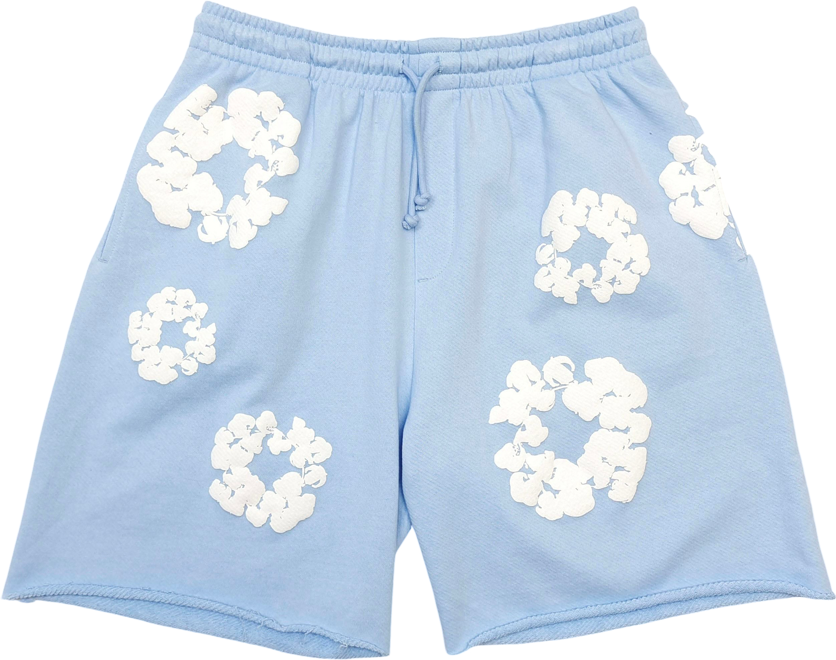 Denim Trs - short en Coton à imprimé graphique - bleu ciel