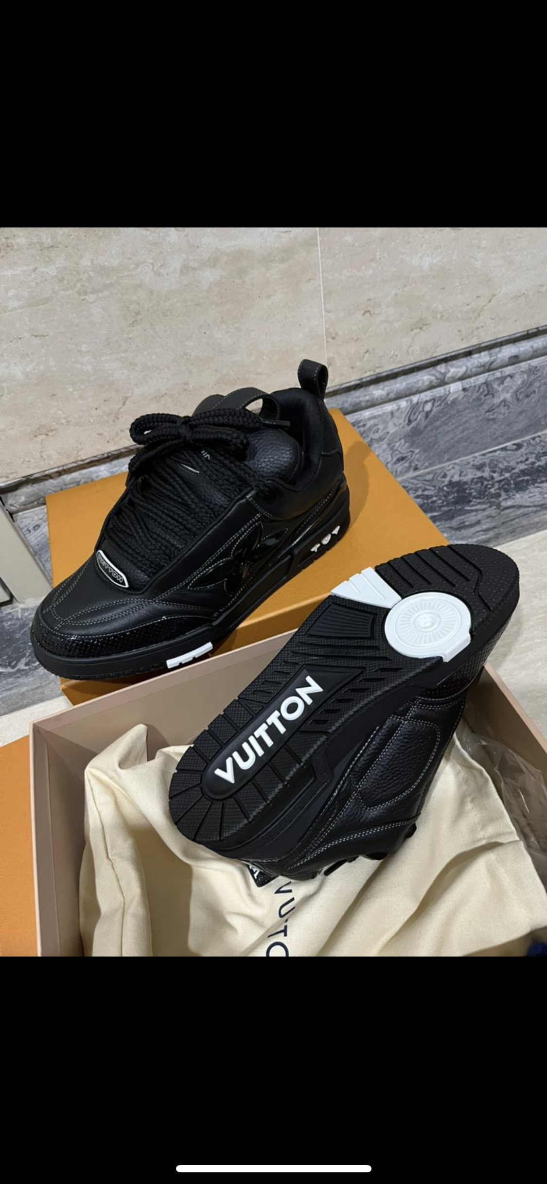 Sneakers Lv Skate black 10/10 facture