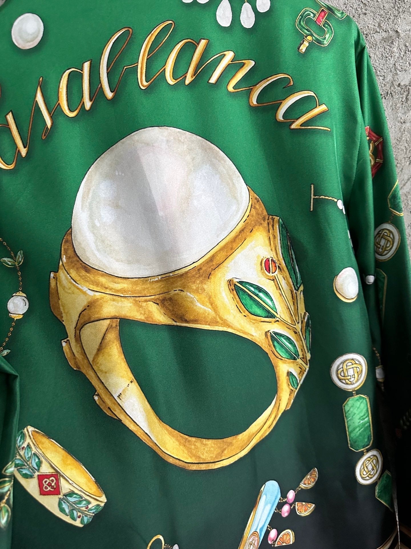 Casa printed twill shirt