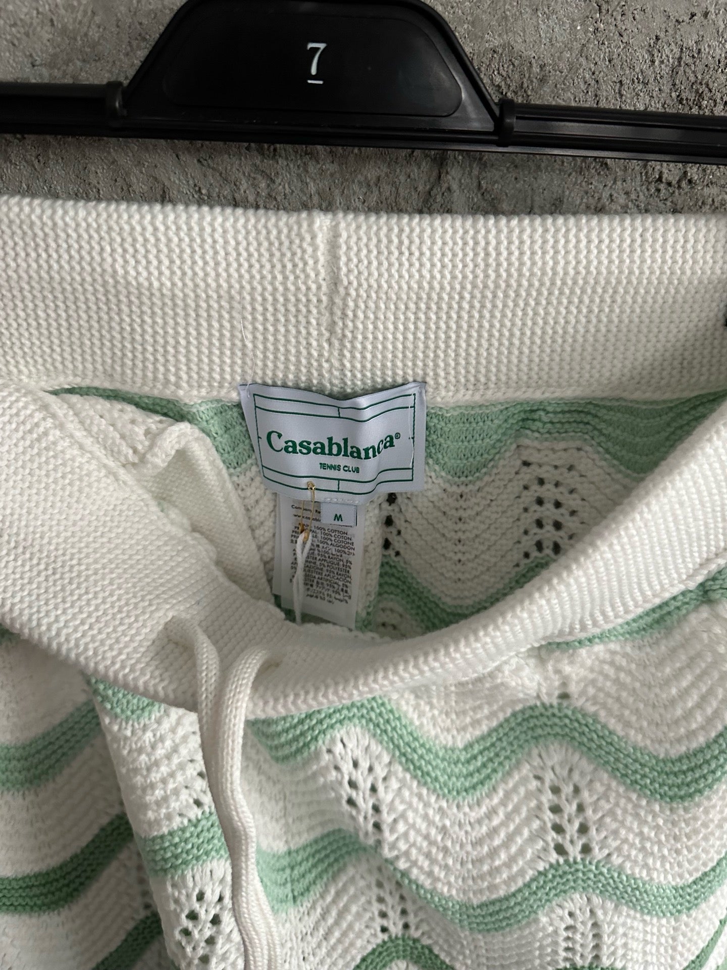 Casab Wavy Gradient Pattern Shorts