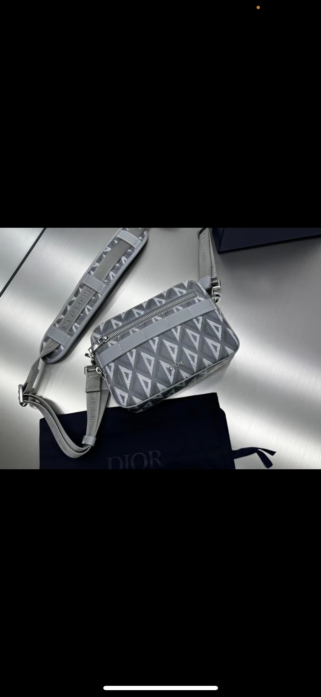 Safari Shoulder Bag Grey Invoice