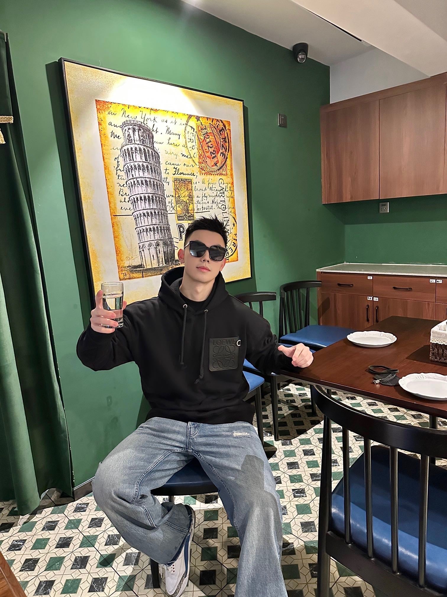 Loewe Sweatshirt schwarz