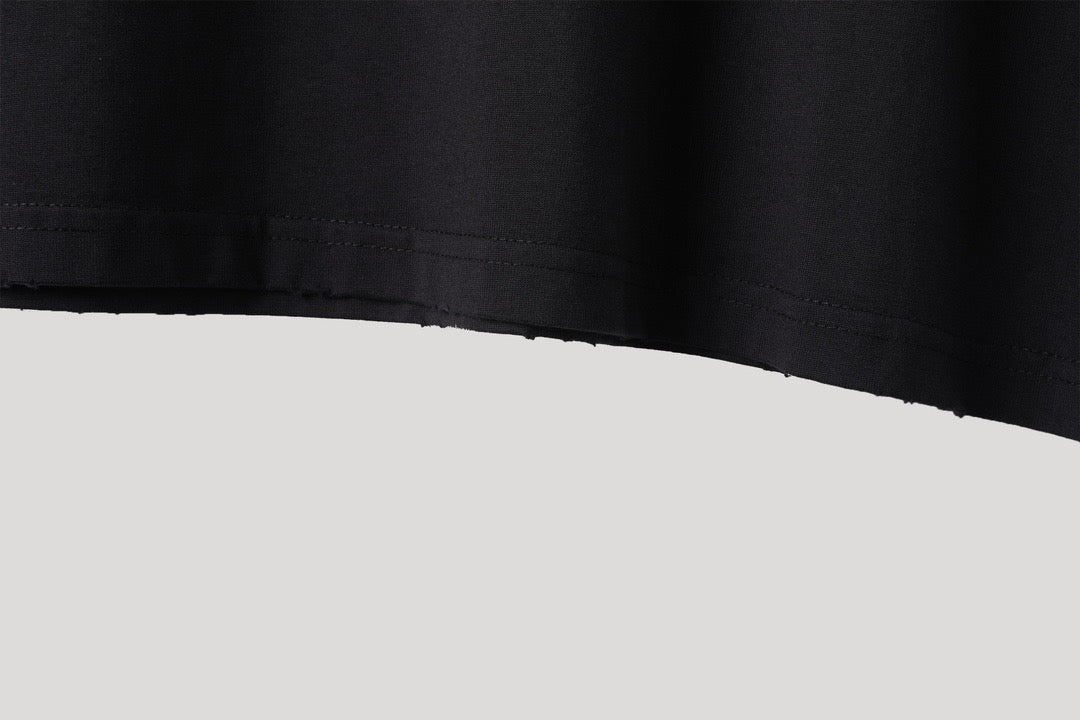 T-SHIRT STENCIL TYPE FIT MEDIUM EN NOIR
