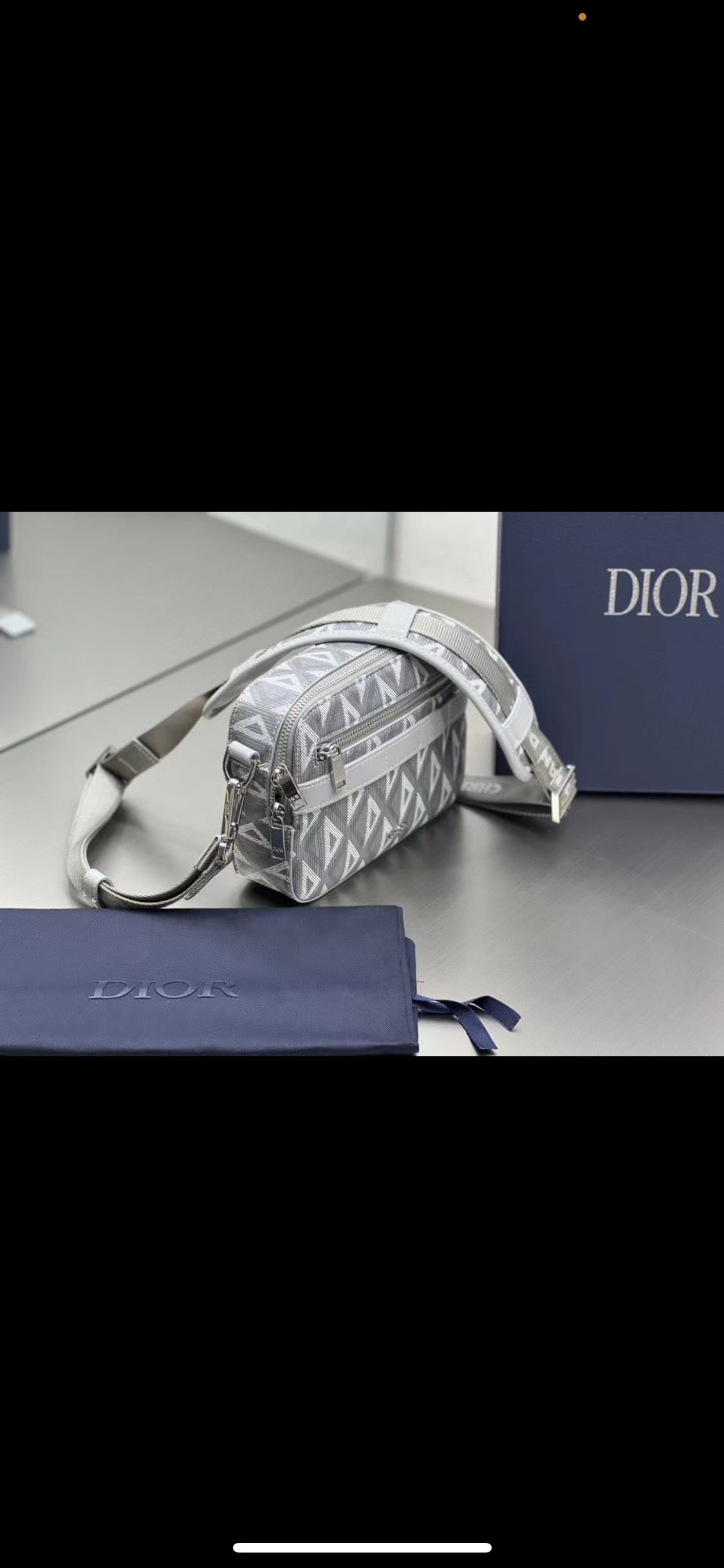 Safari Shoulder Bag Grey Invoice