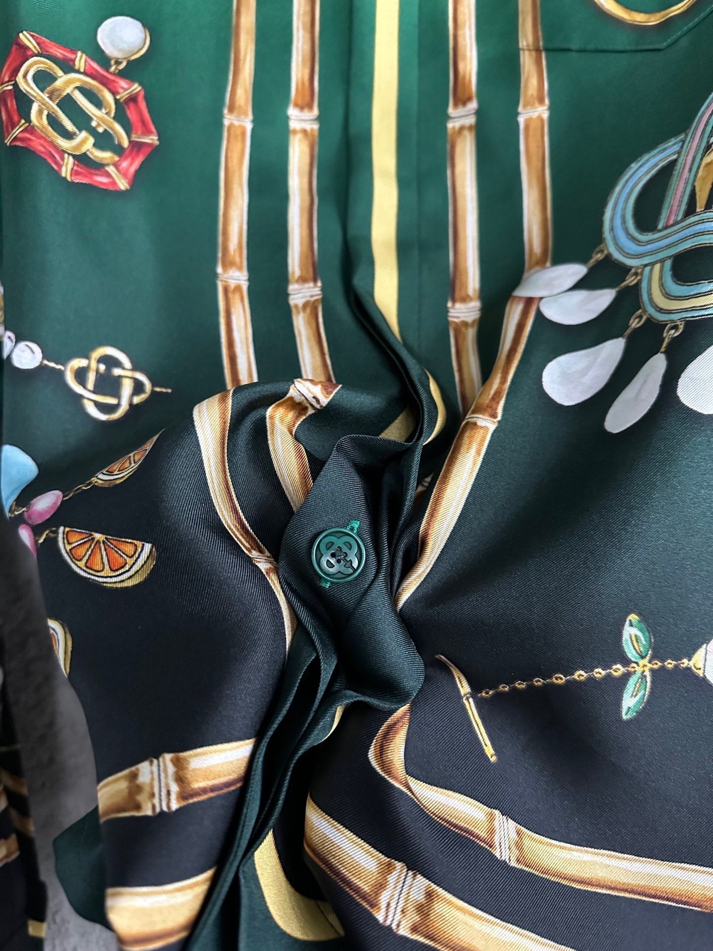 Casa printed twill shirt