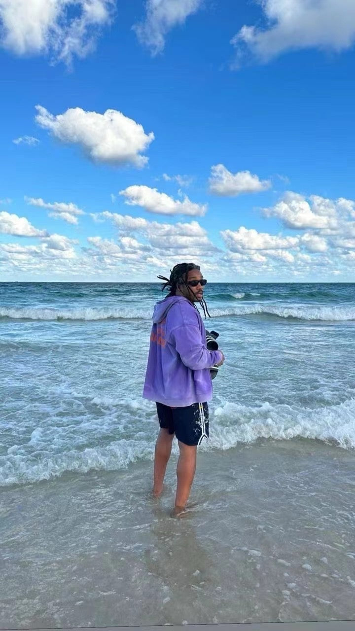 Gallery Dept purple sweatshirt