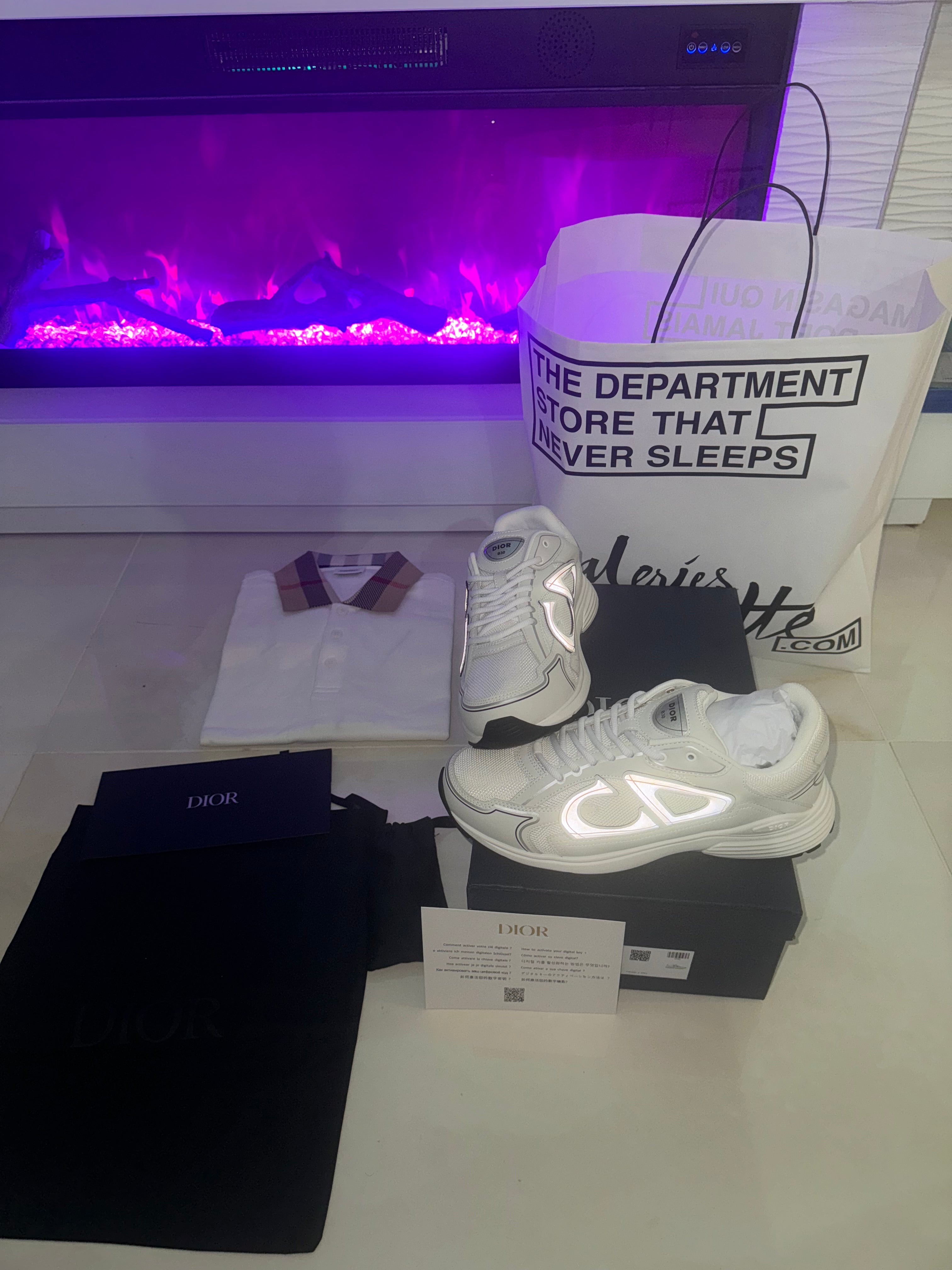 SNEAKERS B30 V3S 2025 💡 VERSION BIEN LISSE WHITE RÉFLECTIVE RÉACTION CORRECTES FACTURE PACKAGING COMPLET MODÈLE POUSSÉ