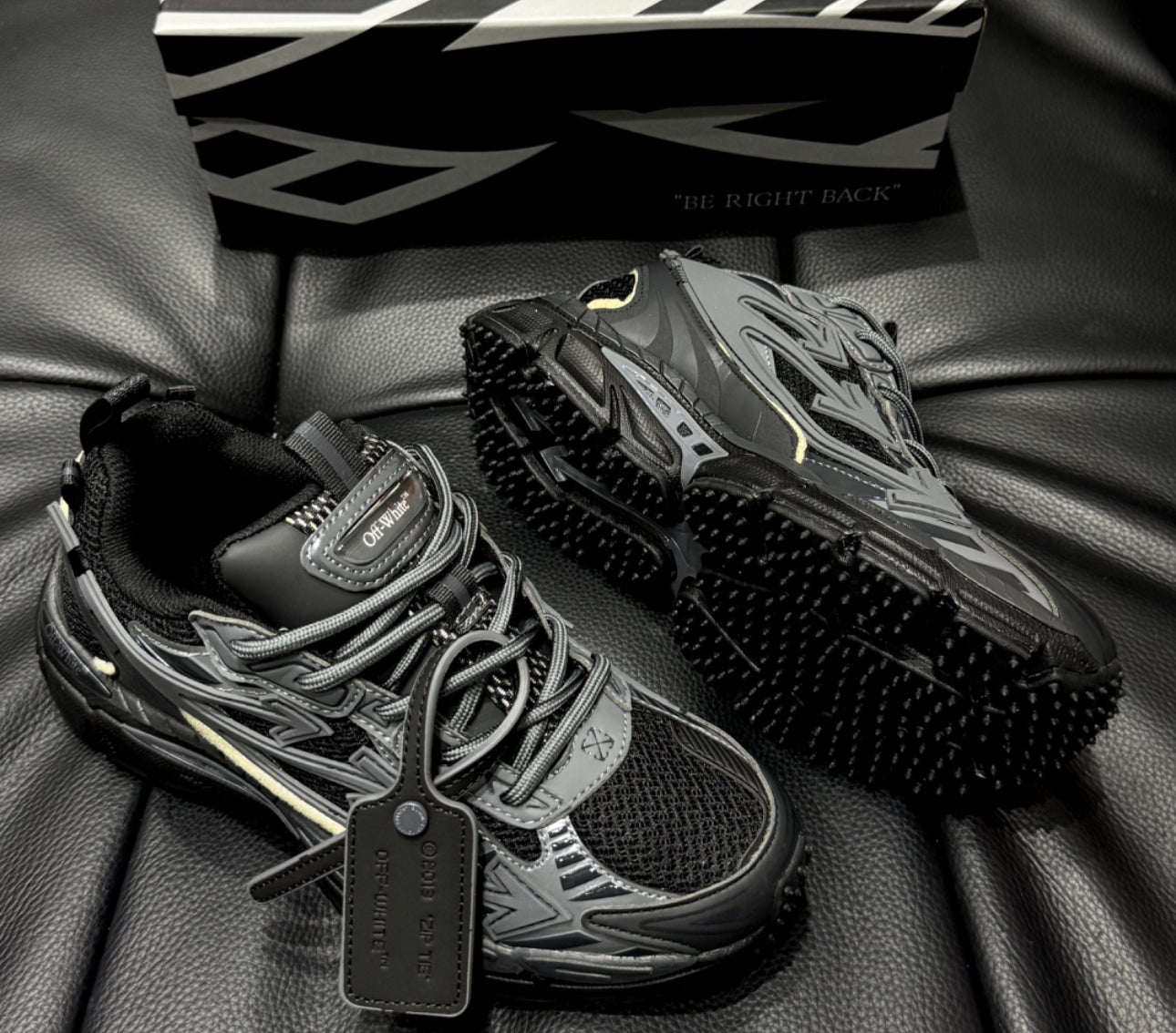 Off Wht Be Right back Black yellow