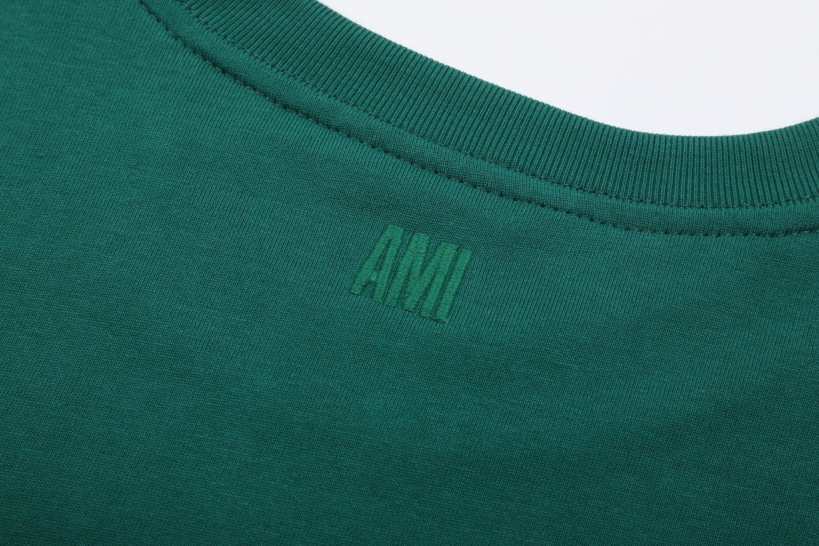 T-shirt vert à logo ami de cœur