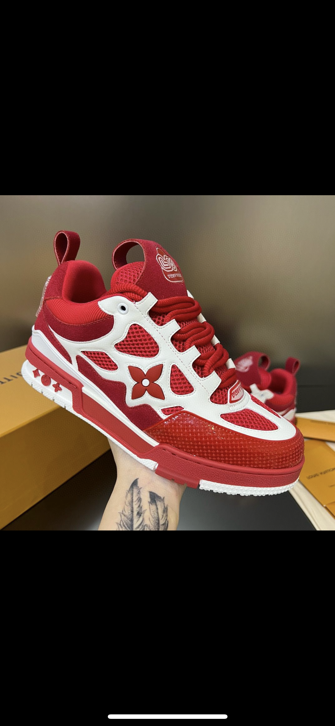 Sneakers Lv Skate red facture 10/10
