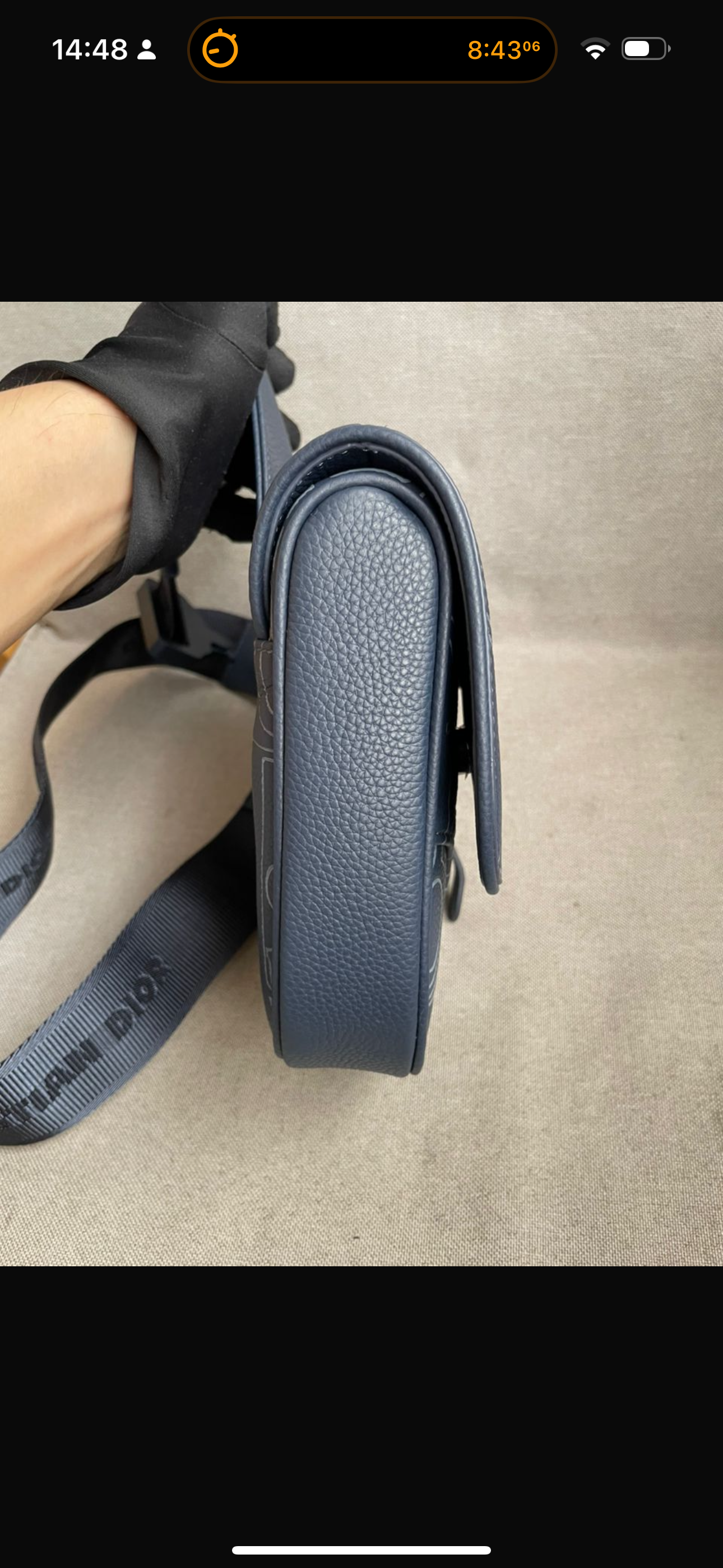 Sac saddle bleu 10/10 facture