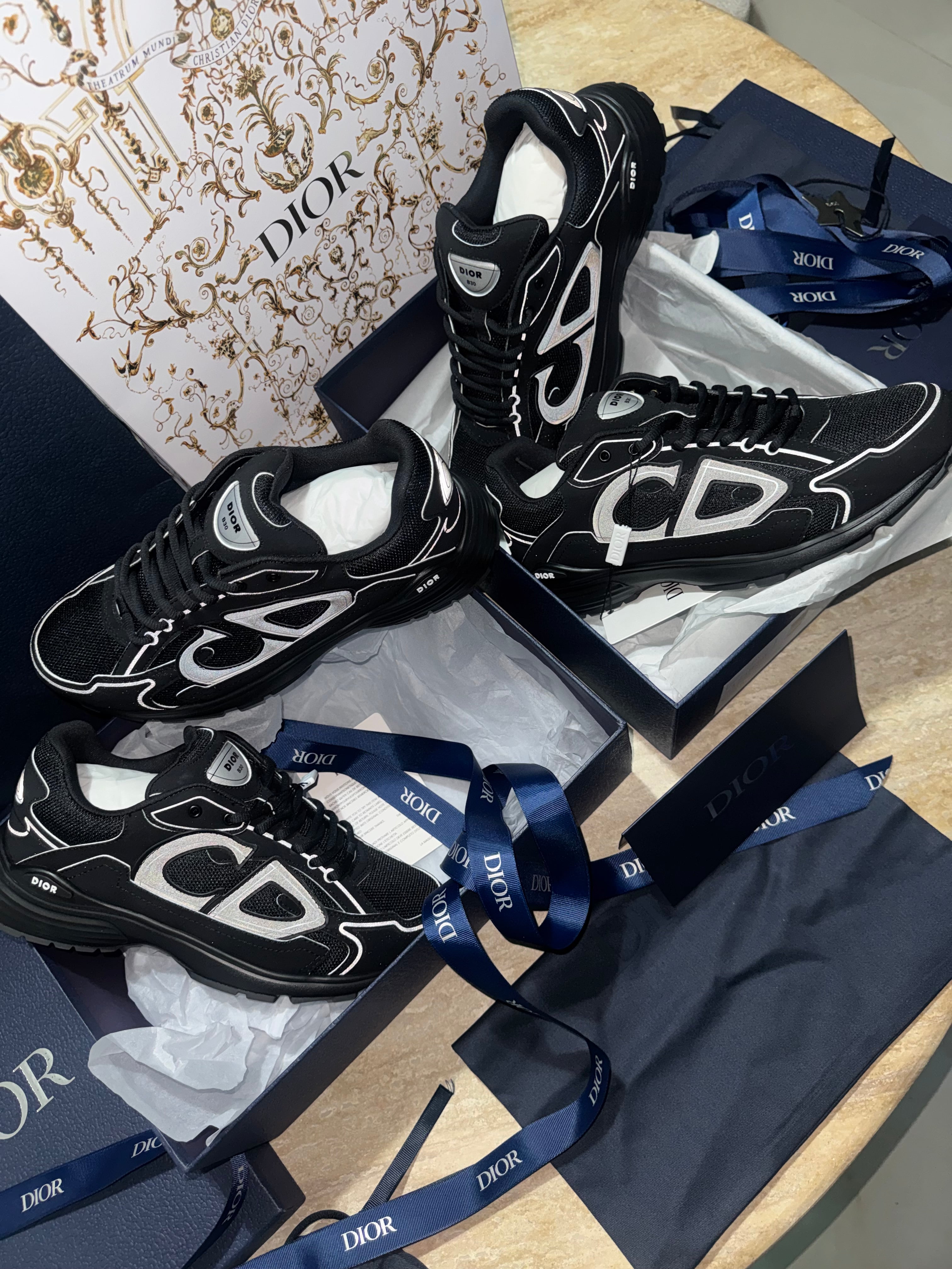 SNEAKERS B30 V3S 2025 💡 VERSION BIEN LISSE BLACK RÉFLECTIVE RÉACTION OPTIMISÉ FACTURE PACKAGING COMPLET MODÈLE POUSSÉ