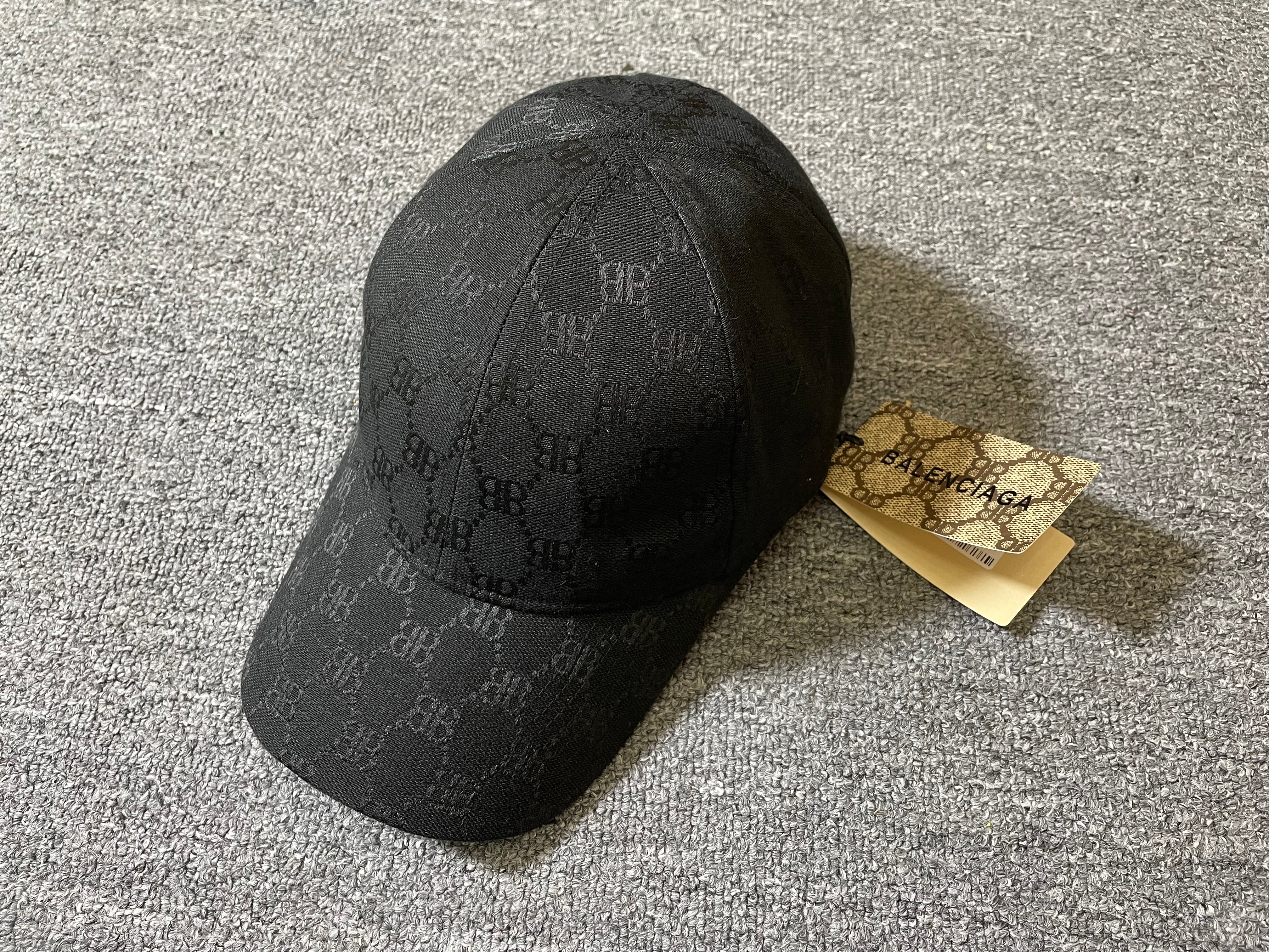 Blncg x Gg black cap with ticket