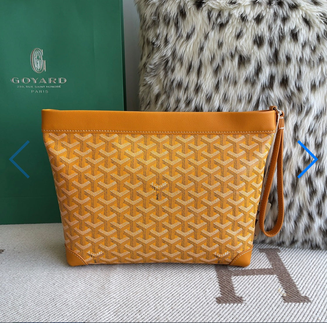 Pochette conti yellow facture