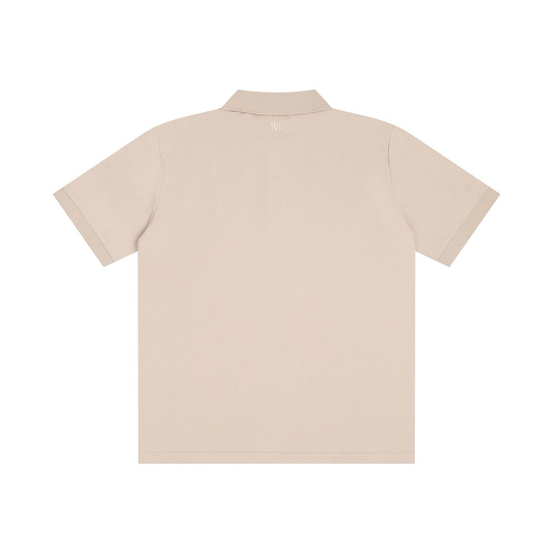 Polo blanc à petit logo ami de cœur blanc