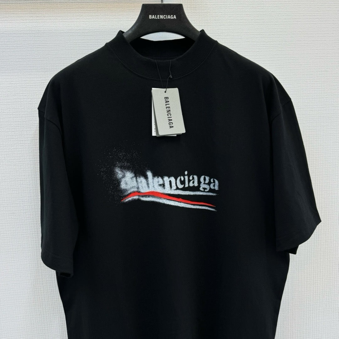 Blncg oversized black cotton t-shirt