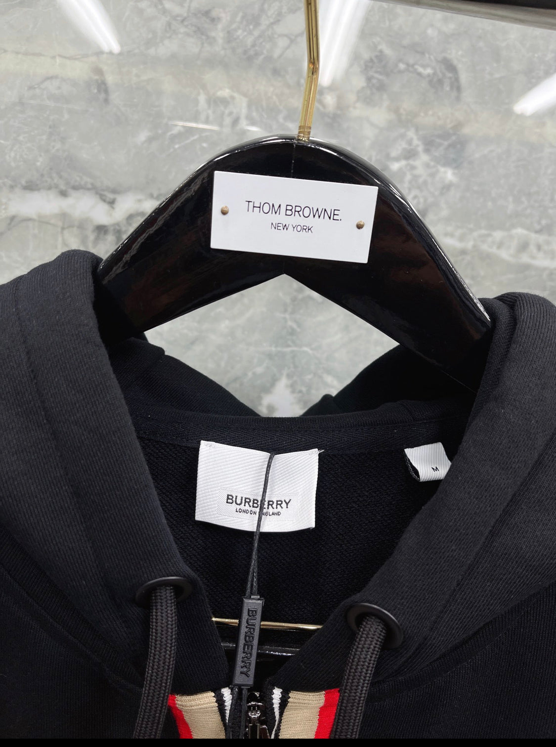 Burbe Trainingsanzug schwarz orange