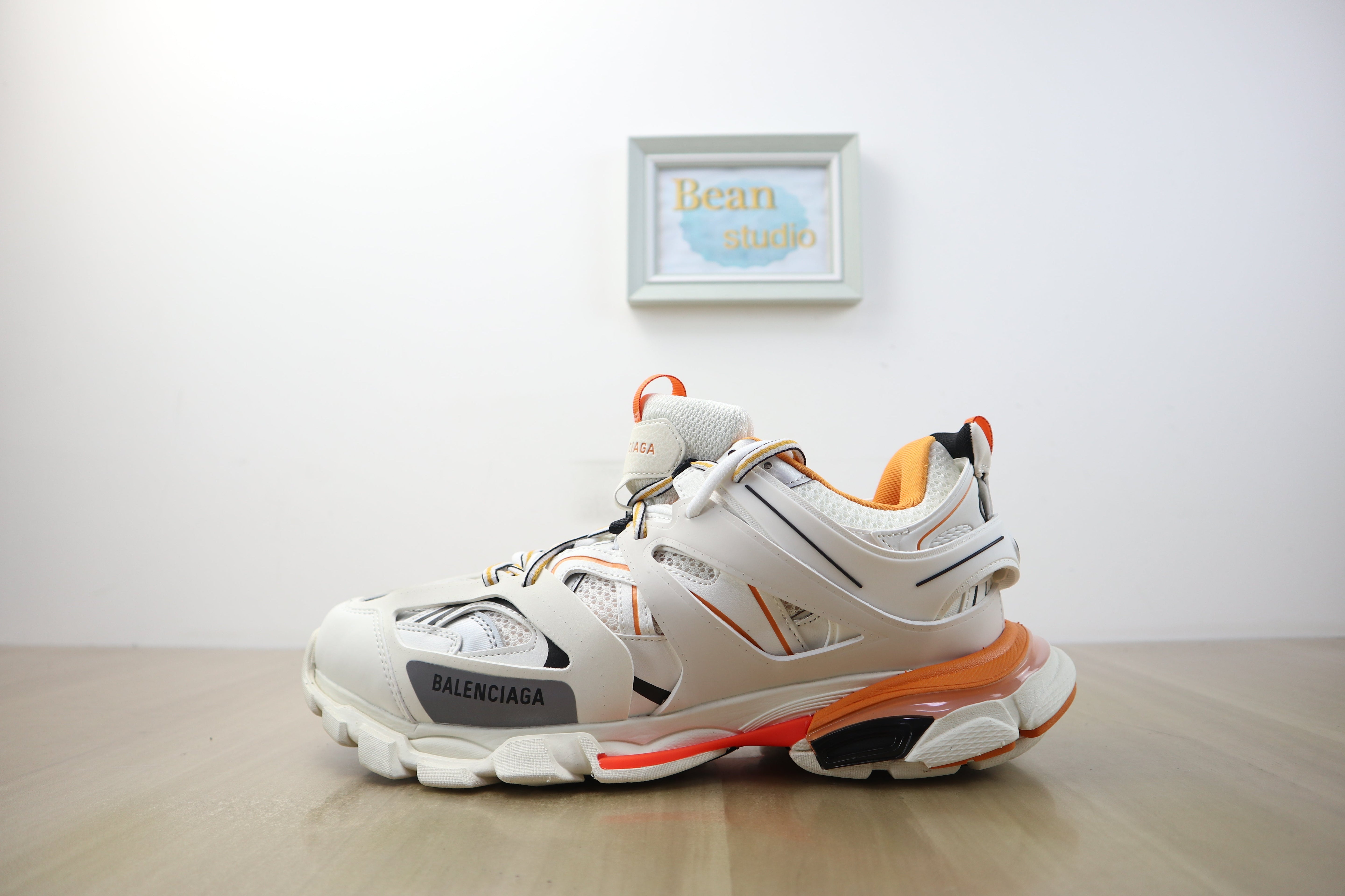 Blncg track blanche orange facture