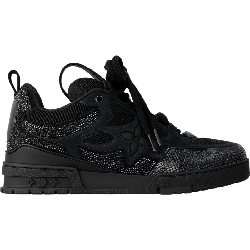 Lv skate strassé SWAROVSKI black 2k25 full set