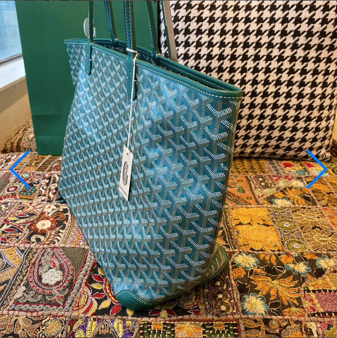 Artois green MM invoice bag