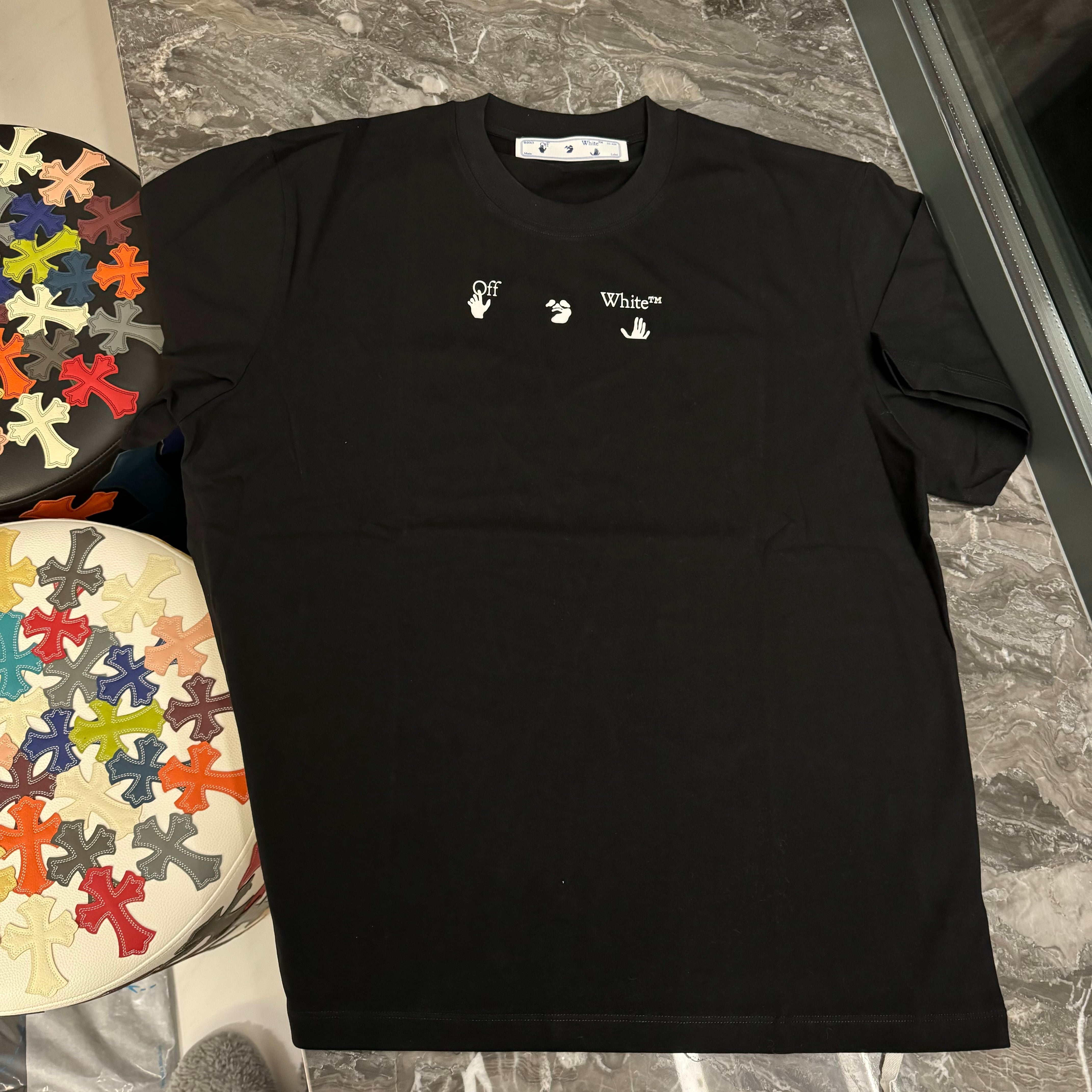 OFF-WHITE black Marker oversized t-shirt