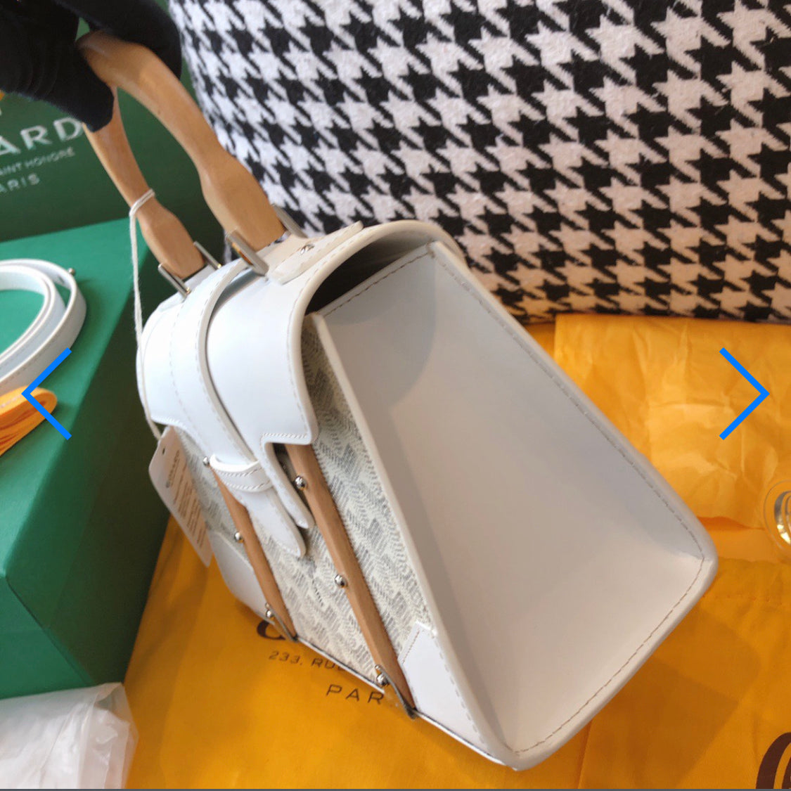 Sac Saigon mini white facture
