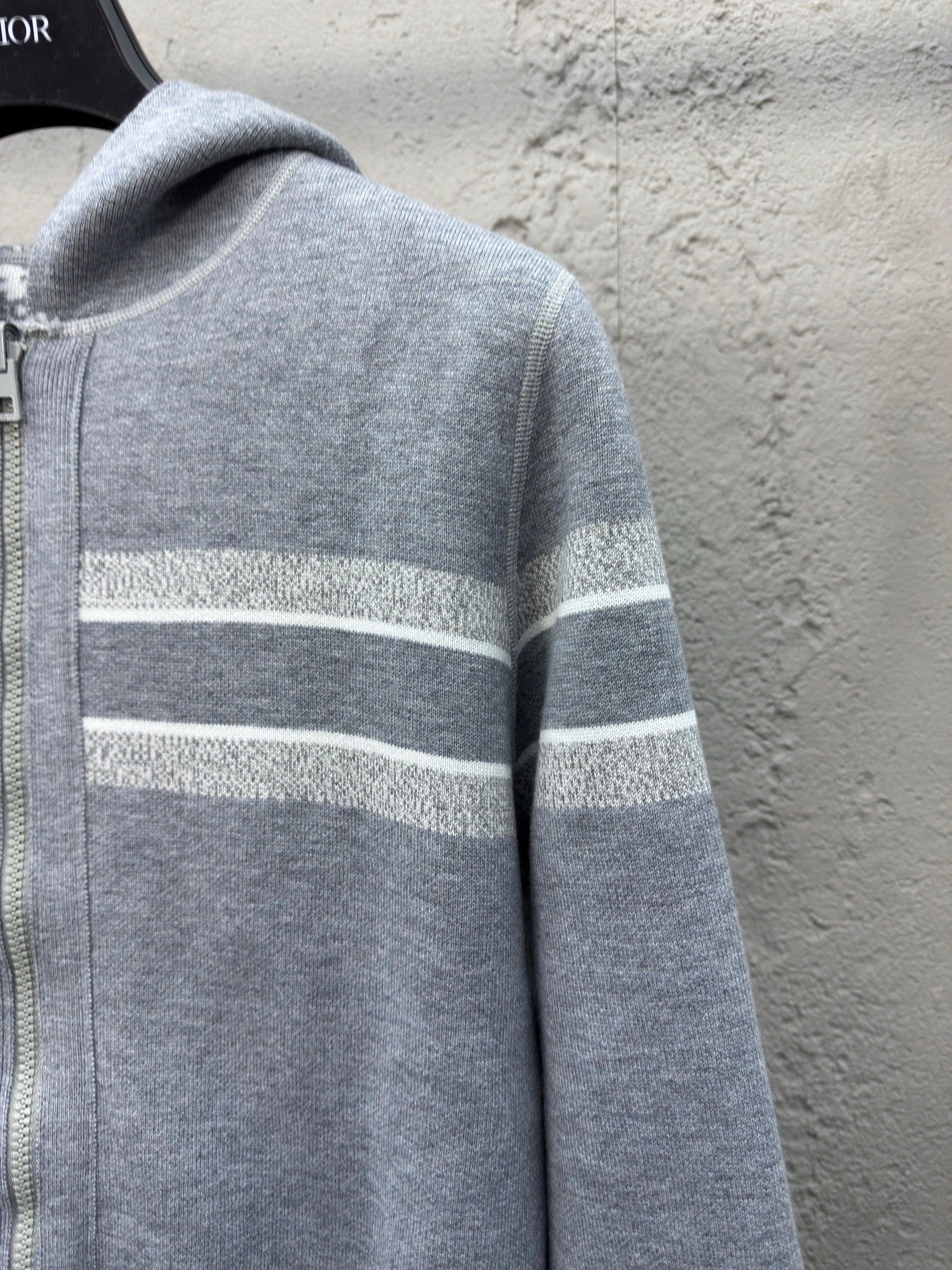 Cardigan réversible zippé à capuche