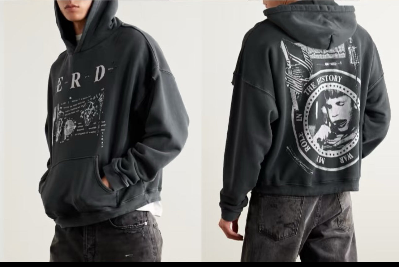 Enfants Rich Dép graphic-print hoodie