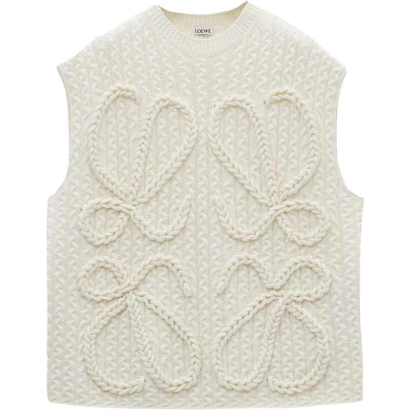 Pull sans manche Anagram Blanc 10/10