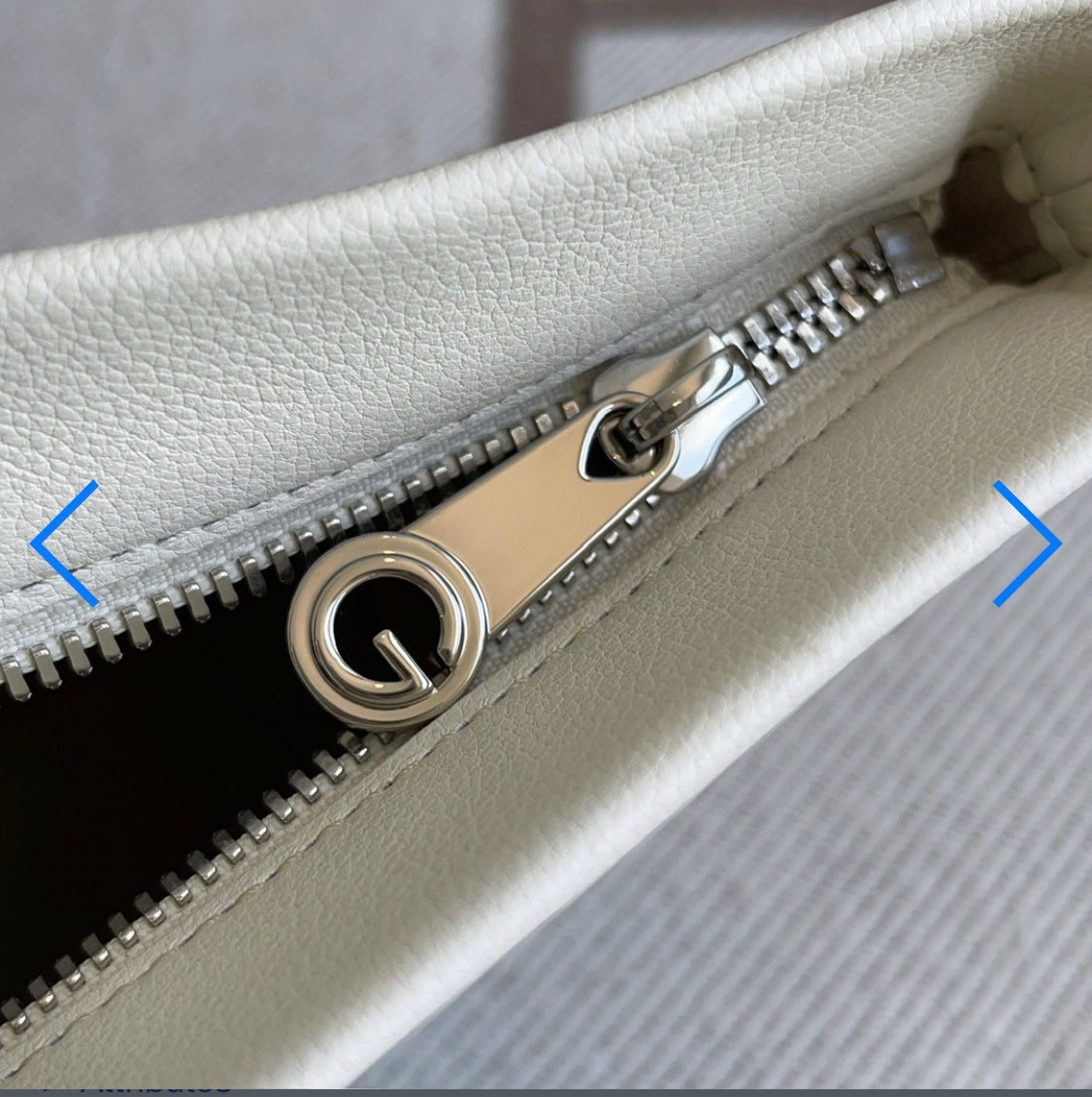 Pochette conti white facture