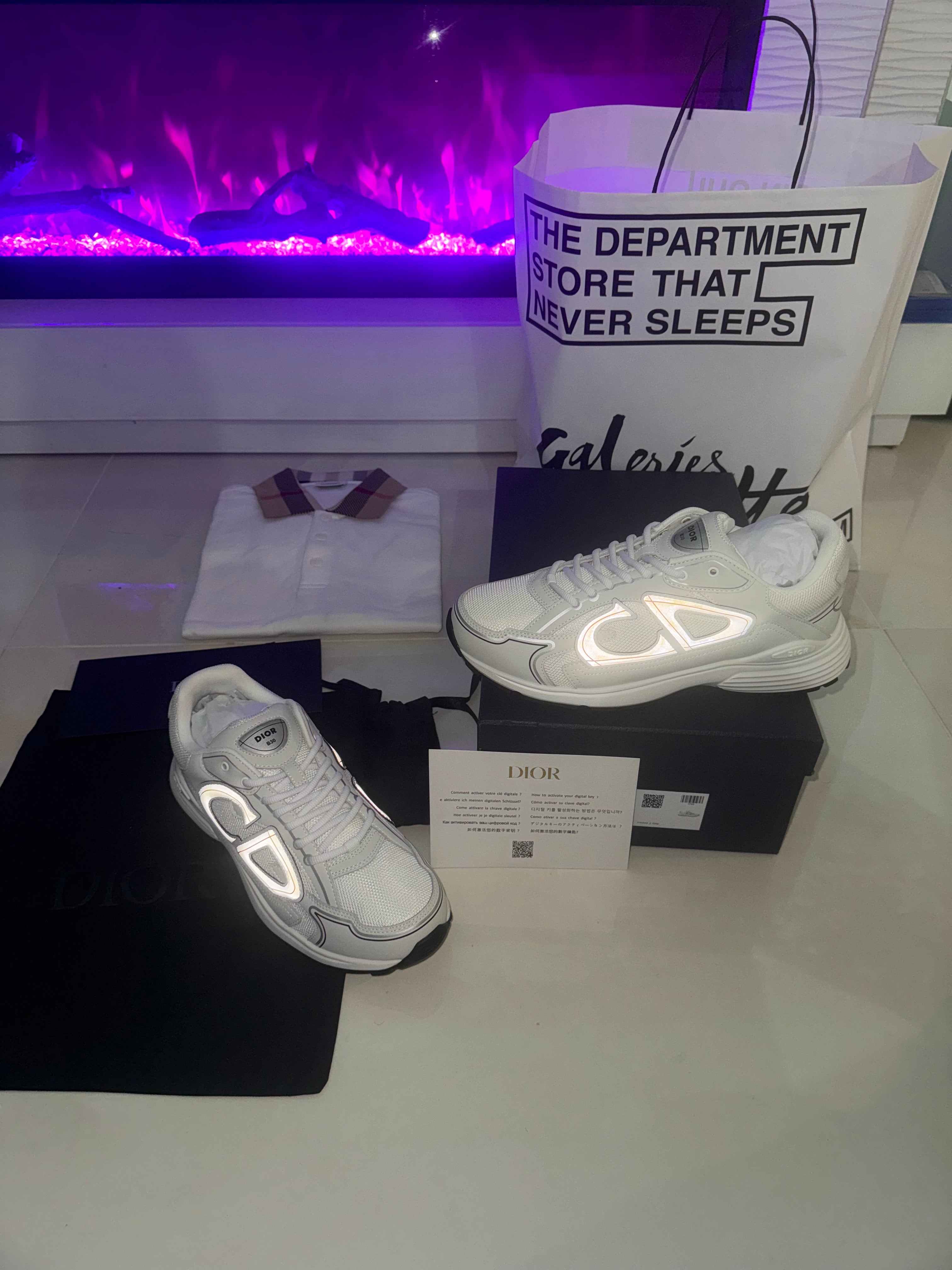 SNEAKERS B30 V3S 2025 💡 VERSION BIEN LISSE WHITE RÉFLECTIVE RÉACTION CORRECTES FACTURE PACKAGING COMPLET MODÈLE POUSSÉ